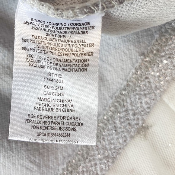 Marmellata 24M Silver Tulle Toddler Tunic Top - Picture 6 of 6